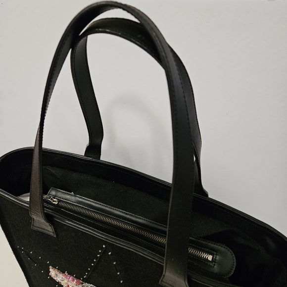 Michael Simon - Beaded Sequin Retro Pink Cadillac Rockabilly Purse - Picture 8 of 12